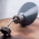 Industrial Vintage Wall Lamp from Seimens in Blue-Grey, Bauhaus, 1930s
