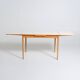 Extendable dining table, Sweden, 1950s-60s