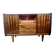 Enfilade / buffet vintage 1960 vitrée look scandinave