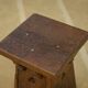 Tabouret brutaliste en chêne début 20ème