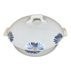 Large art deco tureen in Somain earthenware, mushroom lid