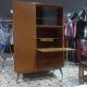 Wardrobe cabinet secretary wardrobe scandinavian teak Vintage