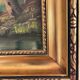 Vintage original landscape oil painting, signed river art