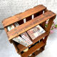 Shelf old wine box