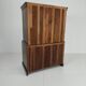 Commode haute de campagne George III / coffre sur coffre