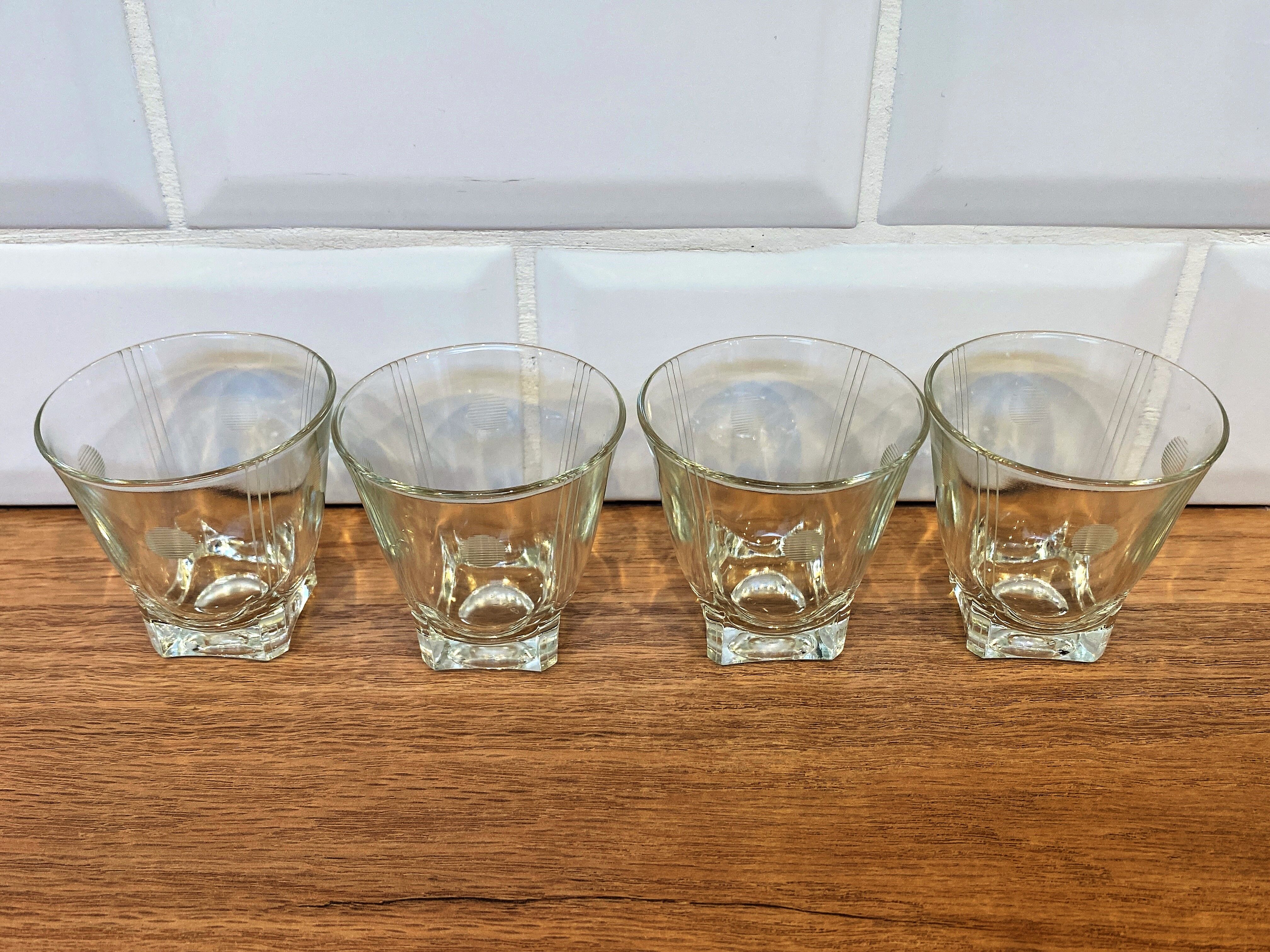4 digestive glasses