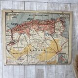 Vintage school map