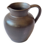 Handcrafted stoneware pitcher