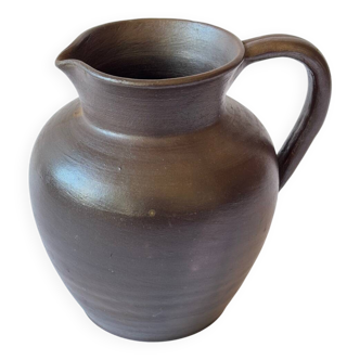 Handcrafted stoneware pitcher