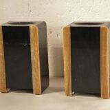Art deco marble bookends
