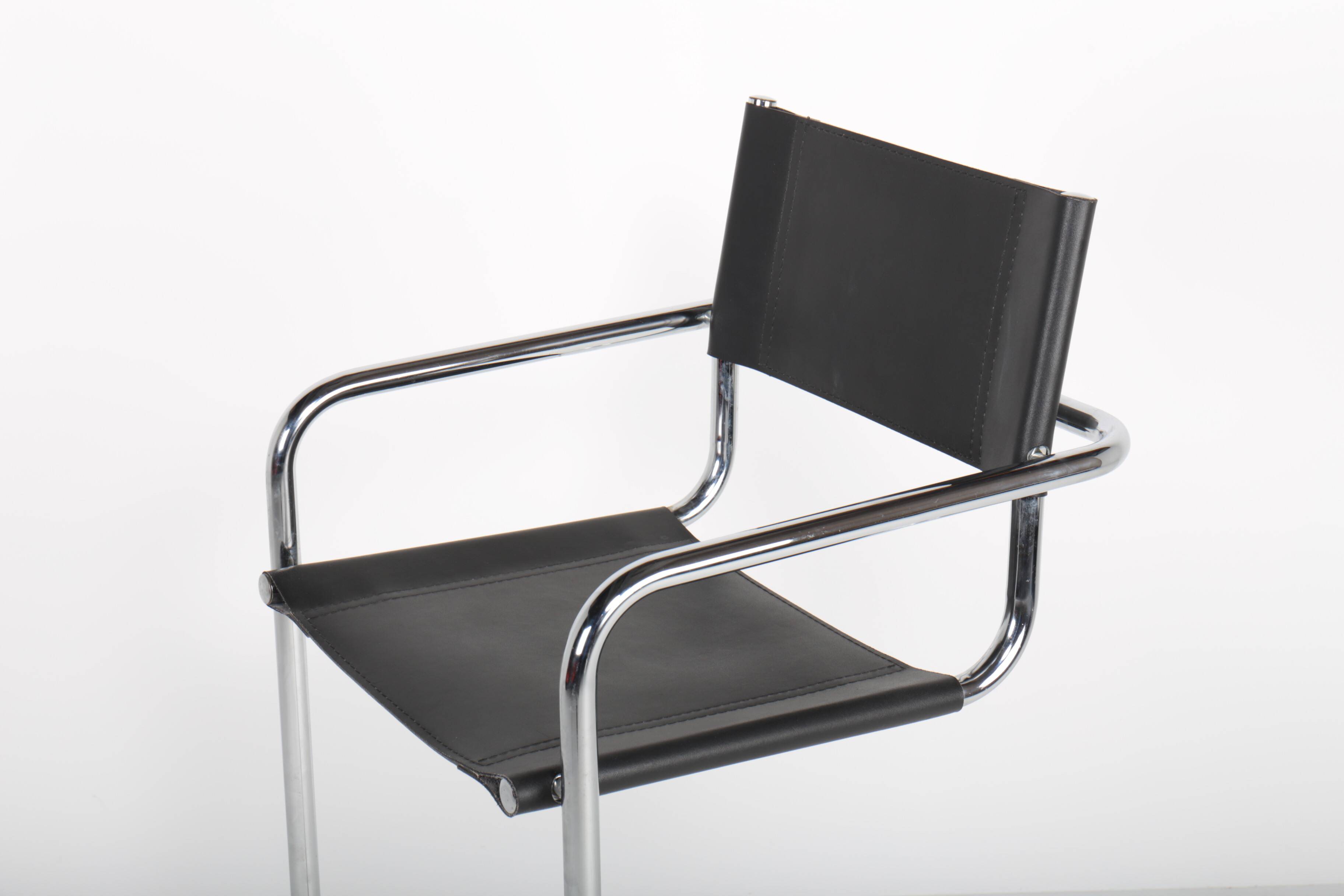 Bauhaus style tubular bar stool