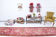 3x13 long hot pink vintage runner rug 399x81cm