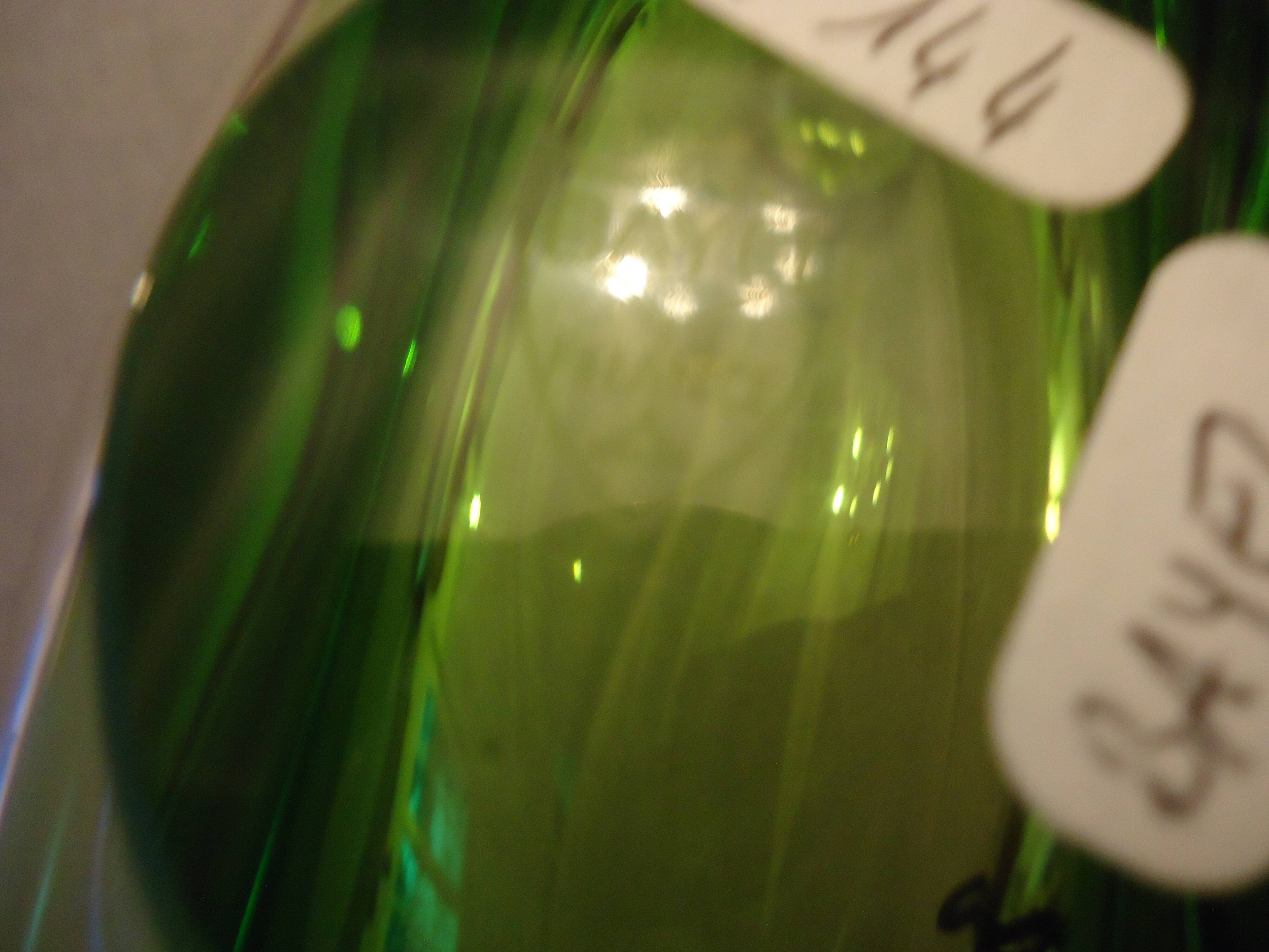 Green gradient Cristal de Bayel pocket bowl