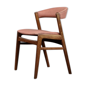 Chaise à dos vintage en teck et