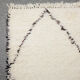 Beni Ouarain diamond carpet - 174x126 cm
