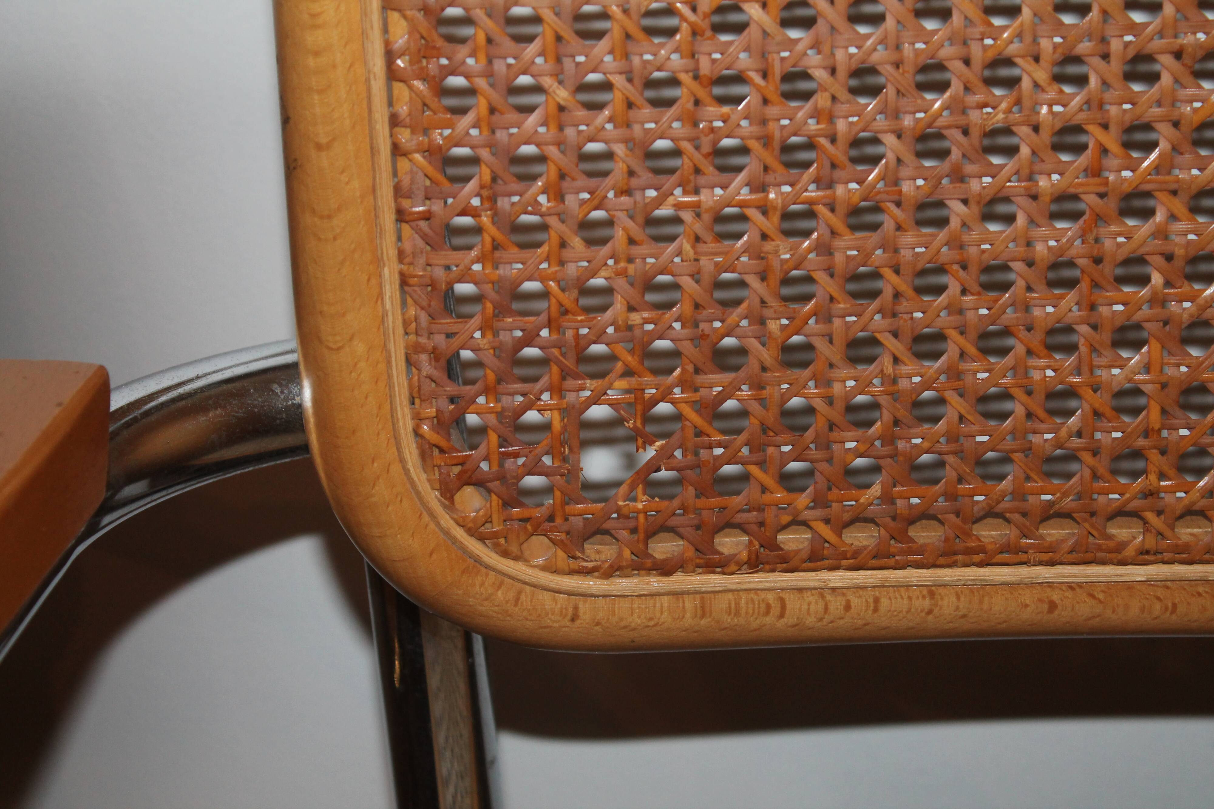 Lot 8 cesca B64 armchairs by Marcel Breuer