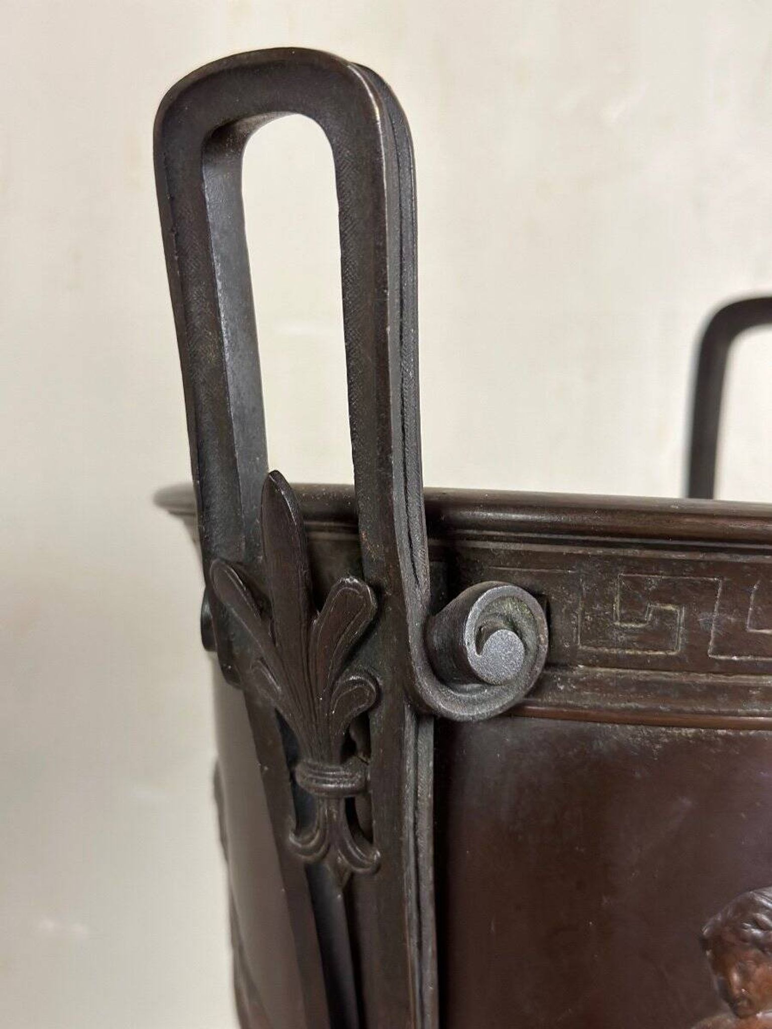 Bronze vase in the antique style, France circa 1880.