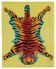 Turkish Handknotted Wool Tiger Rug  160 cm x 202 cm