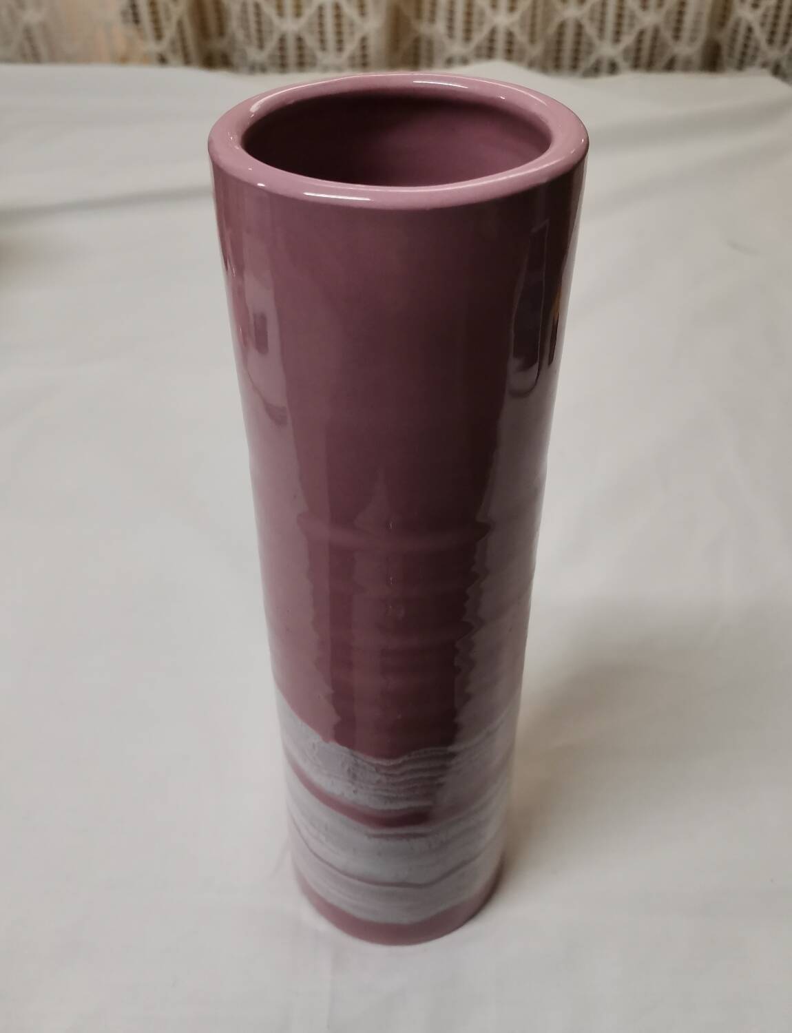 Cylindrical vase