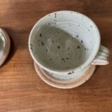 Pyrite sandstone cups by Pierre Digan La Borne