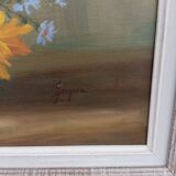 Painting by Jody Bergsma painting on canvas depicting flowers