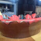 Plat Vallauris forme de feuille