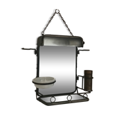 Miroir de barbier vintage  35x26cm