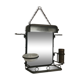 Authentic Barber vintage mirror 35x26cm