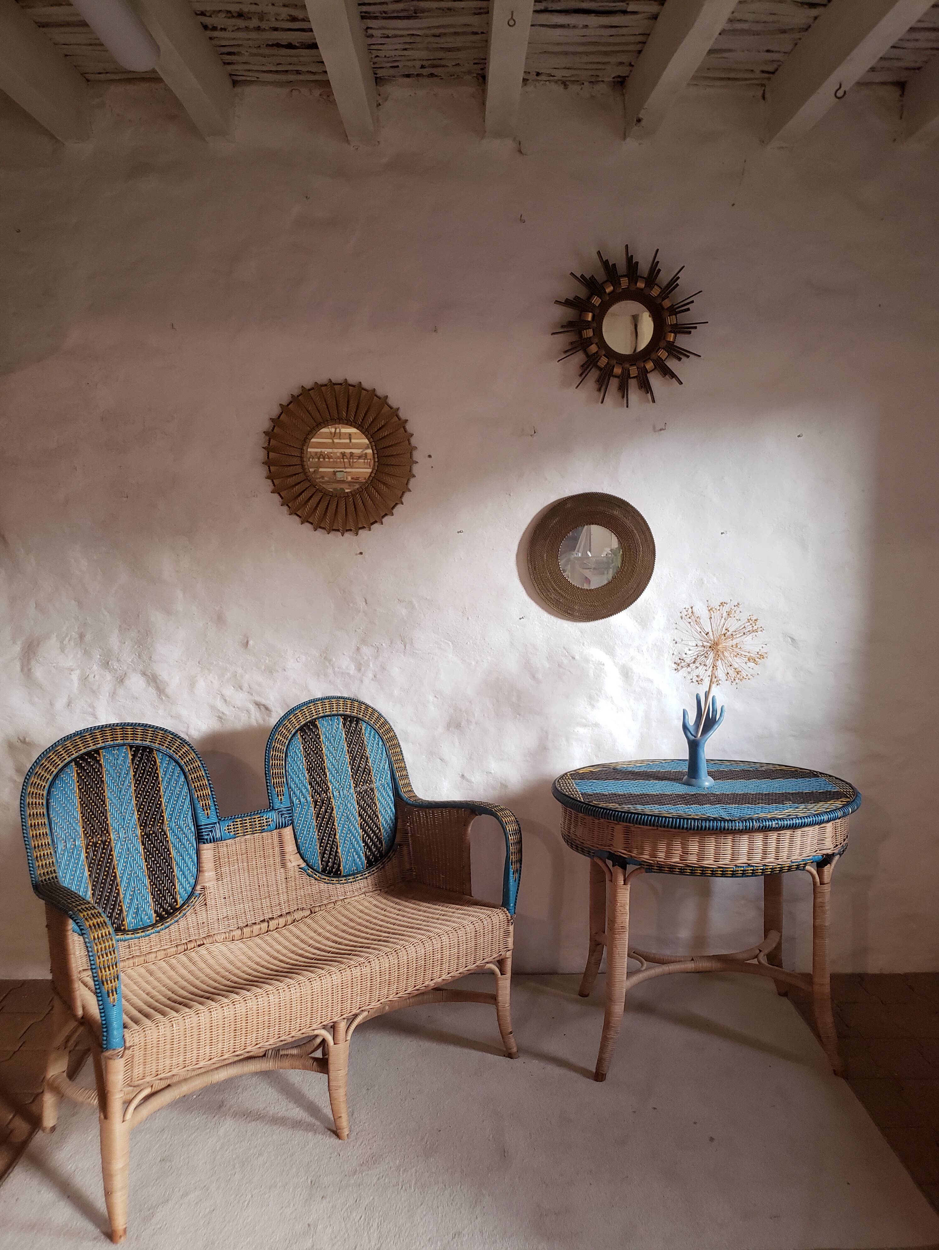 1930 rattan lounge set