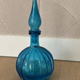 Carafe en verre d'Empoli, Italie 1960