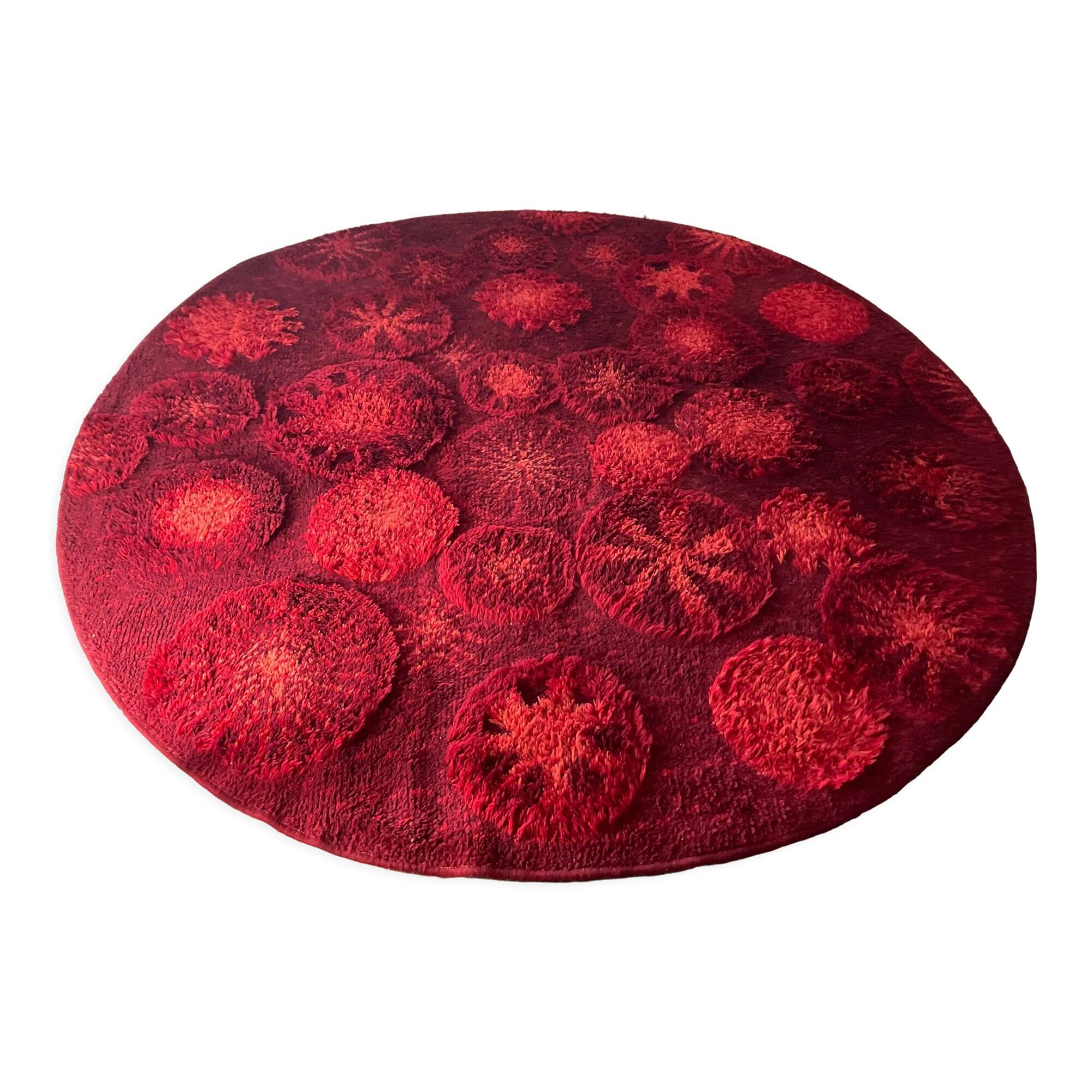 Round carpet 200cm from the 70s