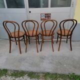 7 Chairs Marche Gebrüder Thonet and Wackerlin & C. original model no. 18