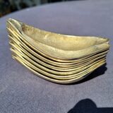 Set of 6 brass cups