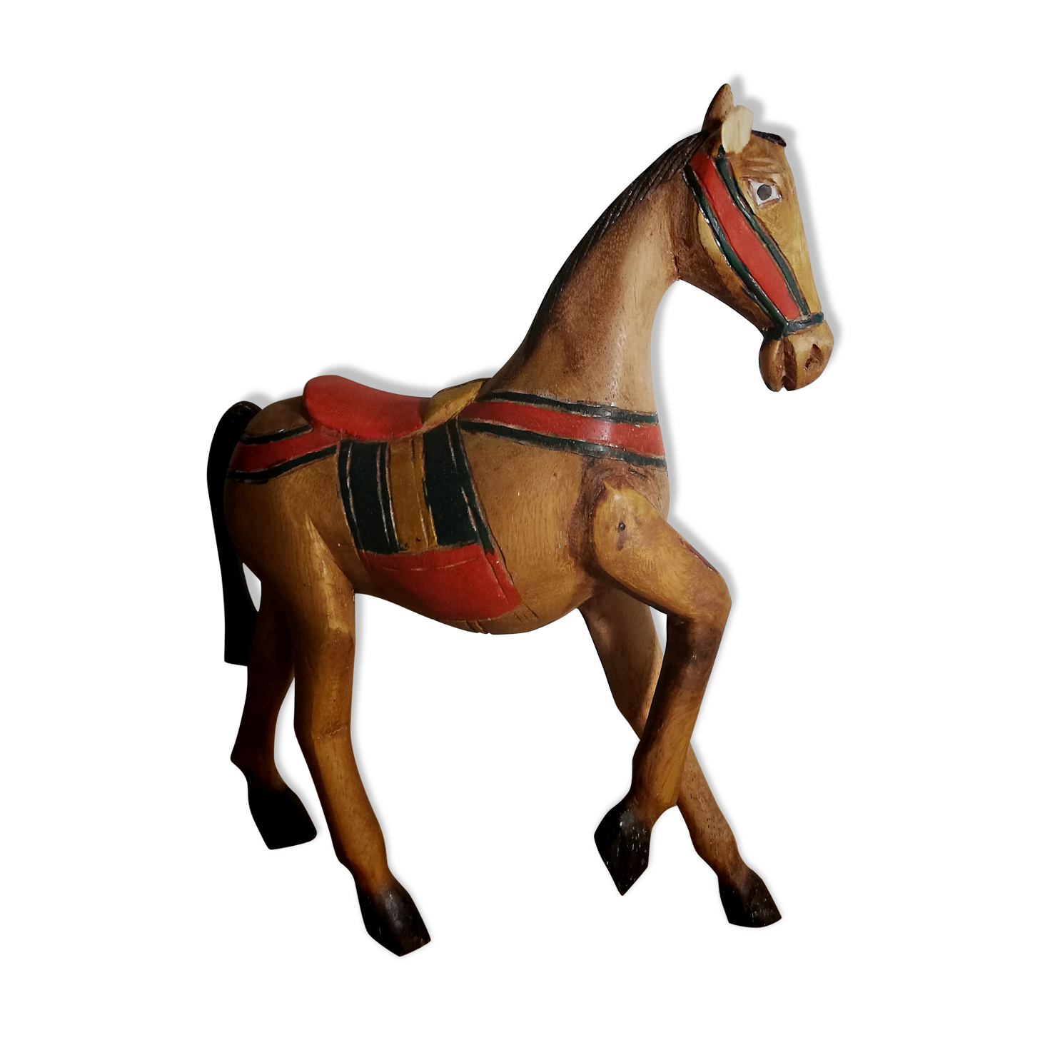 Vintage wooden horse