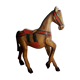 Vintage wooden horse