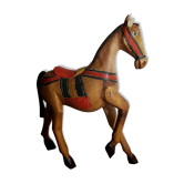 Vintage wooden horse