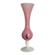 Opaline pink and white soliflore vase – Made in Italy vintage