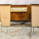 Vintage Schaub Lorenz Enfilade Hifi with its Two Speakers