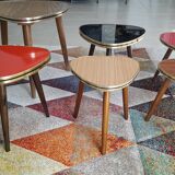 Duo plant holders formica, vintage tripod