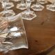 12 crystal water glasses Chaumont model