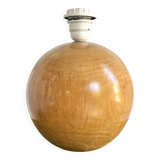 Large solid wood ball lamp