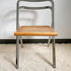 Folding chair cannage Giorgio Cattelan