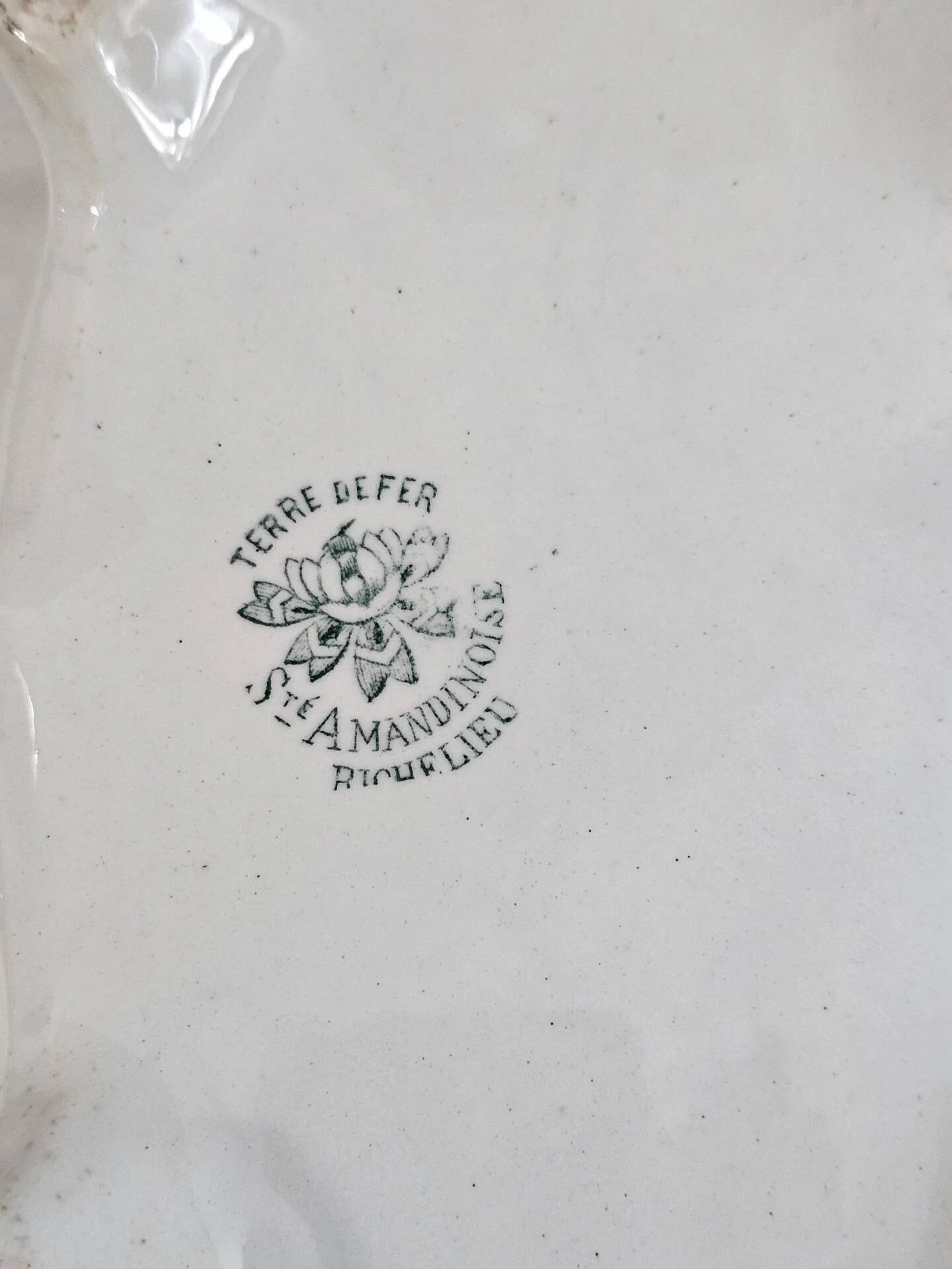 Small iron clay soup tureen