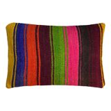 Vintage turkish kilim cushion cover 30x50cm