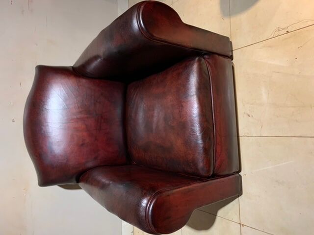Paire de fauteuils club