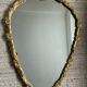 Miroir ancien en bois doré