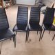 Faux leather chair