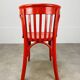 Office armchair Luterma curved wood bistro style