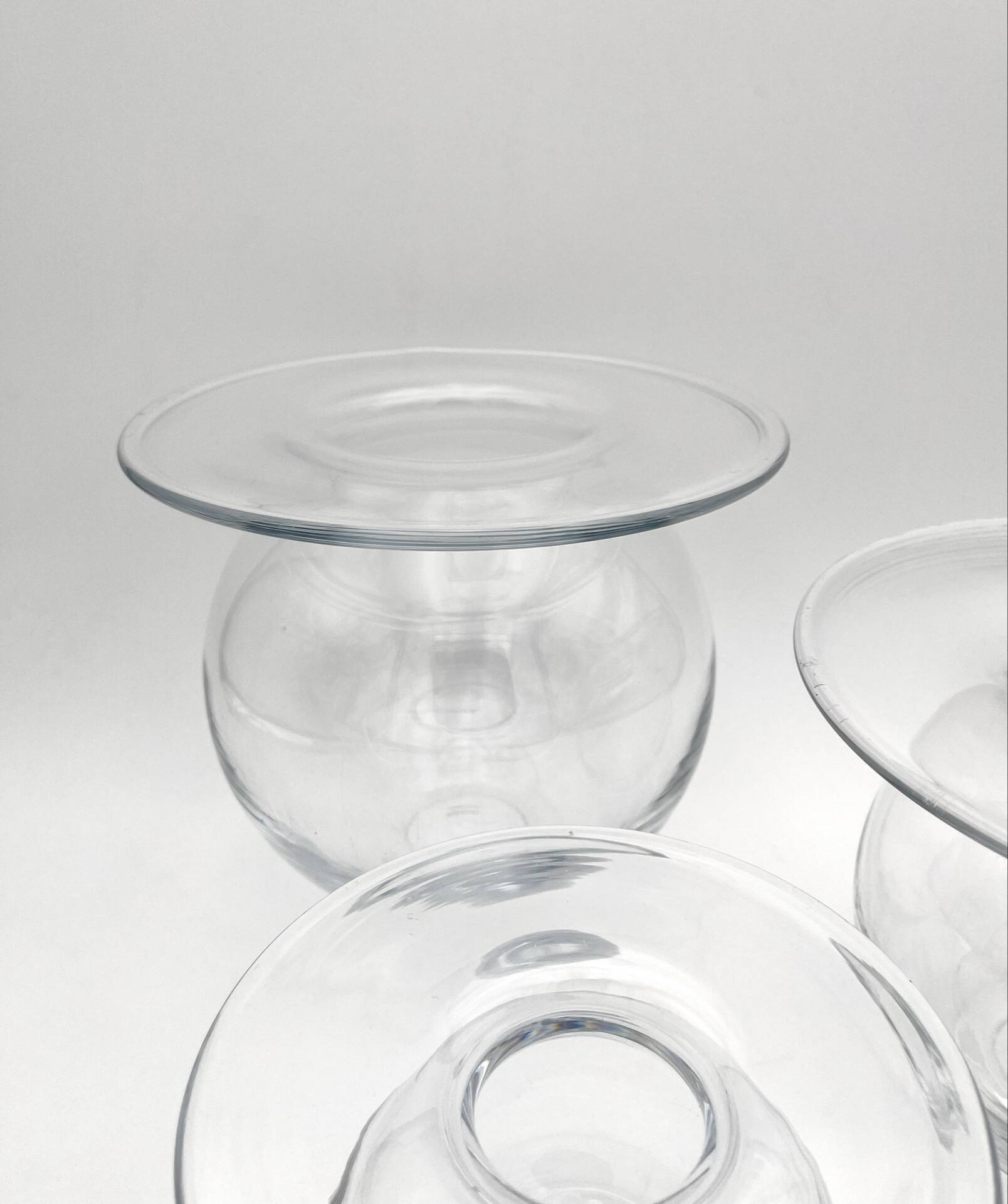 Rare Trio Vases "Saturnus" Nanny Still Riihimäen Lasi 1960