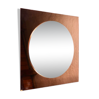 Miroir carré à double tain